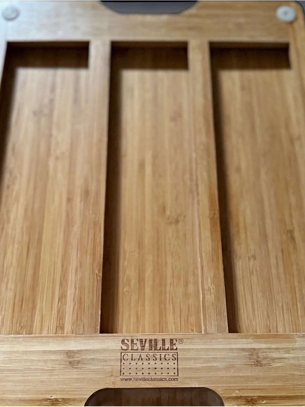 Seville Classics 7-Mat Bamboo Cutting Board Set BMB17076 - Pre-Owned Complete